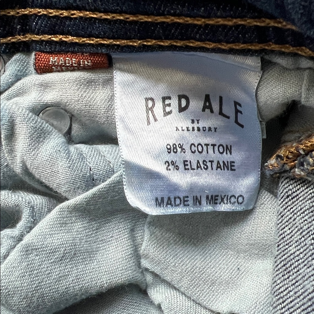 Red Ale Men's Blue Straight Jeans 32x36 (Measures 30x34) - Picture 6 of 12